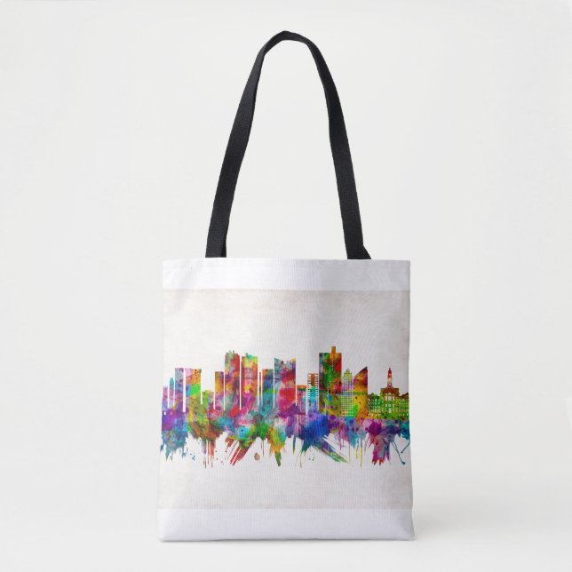 Fort Worth Texas Skyline Tygkasse (Framsida)