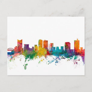Fort Worth Texas Skyline Vykort