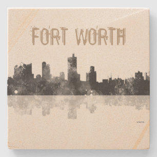 FORT WORTH TEXAS - stendrinkkustfartyg Stenunderlägg