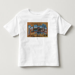 Fort Worth Texas - stora brevplatser Tee Shirt