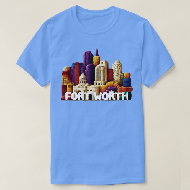 Fort Worth Texas T Shirt (Design framsida)