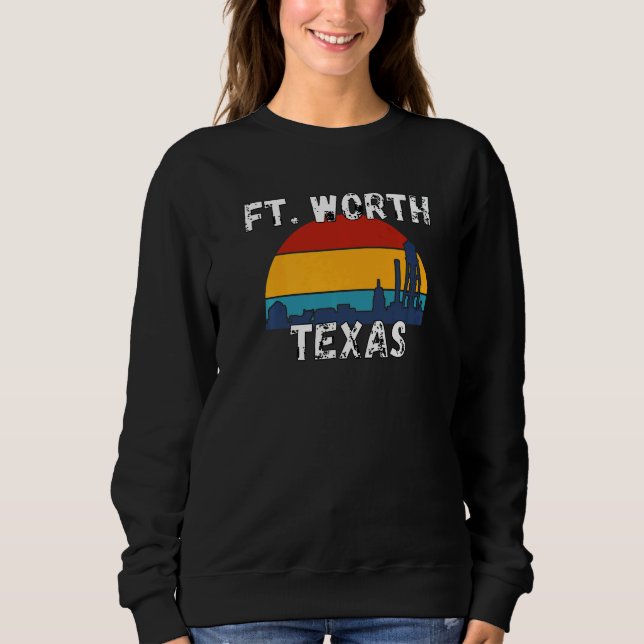 Fort Worth Texas  Texasstäder T Shirt (Framsida)