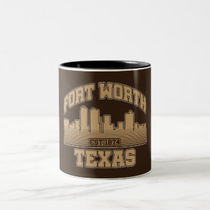 Fort Worth,Texas Två-Tonad Mugg