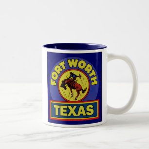 Fort Worth Texas Två-Tonad Mugg
