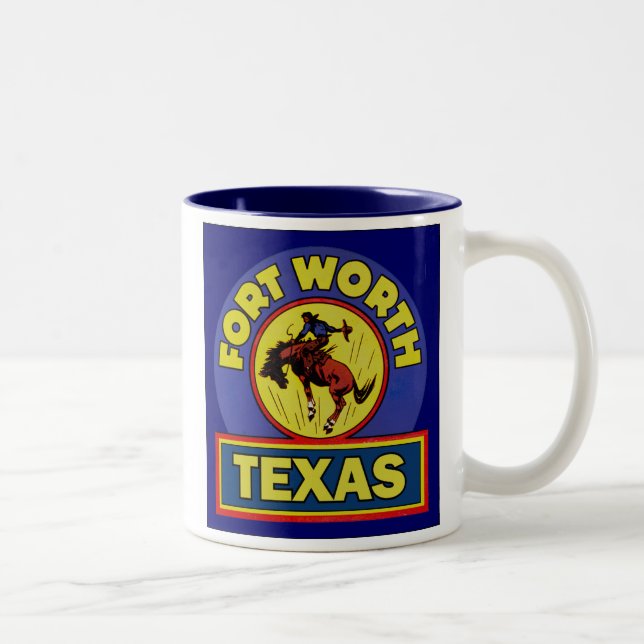 Fort Worth Texas Två-Tonad Mugg (Höger)