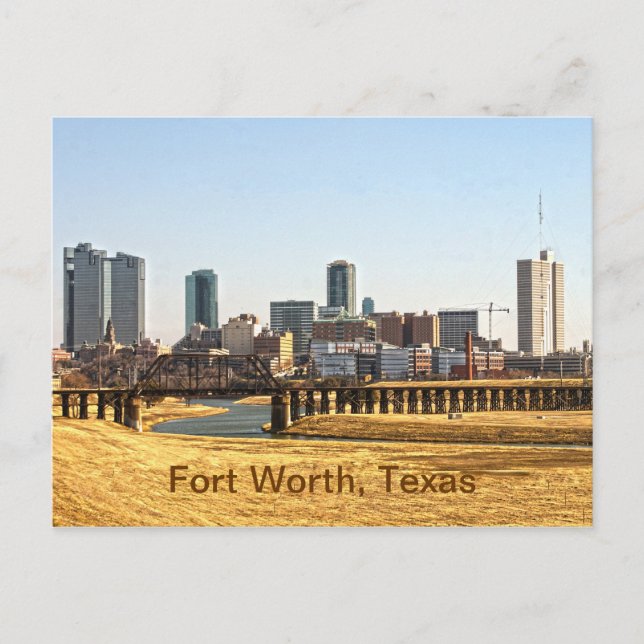 Fort Worth, Texas Vykort (Framsida)