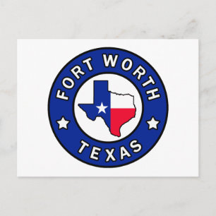 Fort Worth Texas Vykort