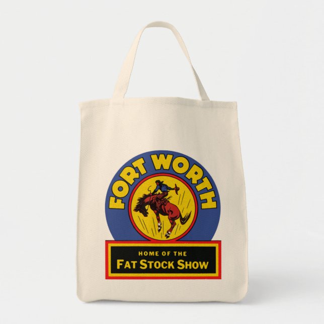Fort Worth Tjock Lagrar Show Tygkasse (Framsidan)