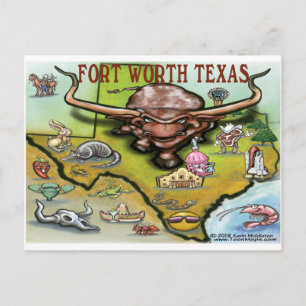 Fort Worth TX Vykort
