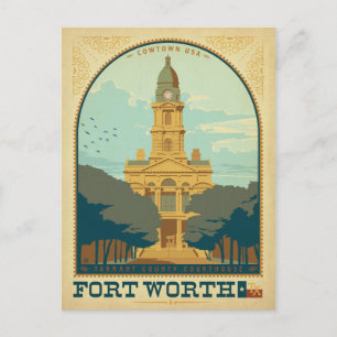 Fort Worth, TX Vykort