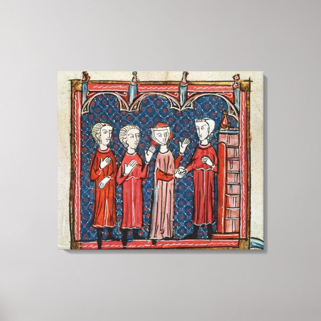 Förtal och brott begångna av en präst canvastryck (Framsida)