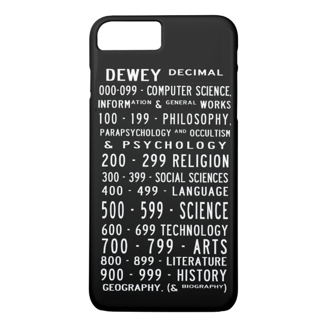 Förtätat Dewey decimal- Busroll fodral - Case-Mate iPhone Skal (Baksida)