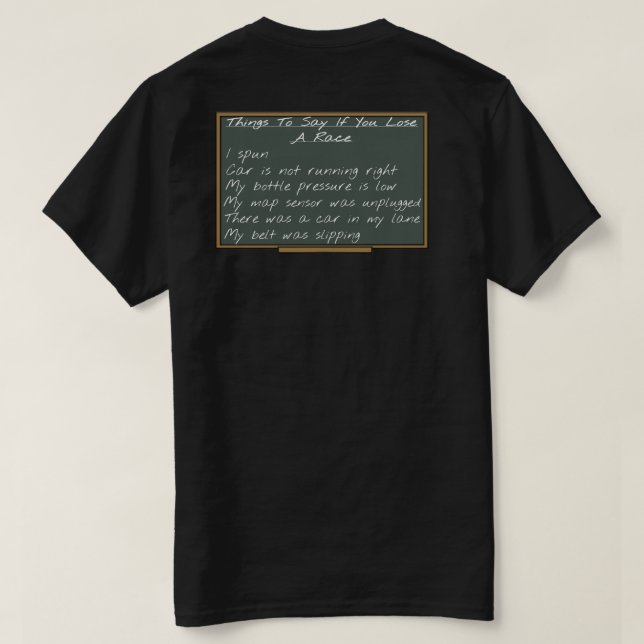 Förteckning över undantag t shirt (Design baksida)