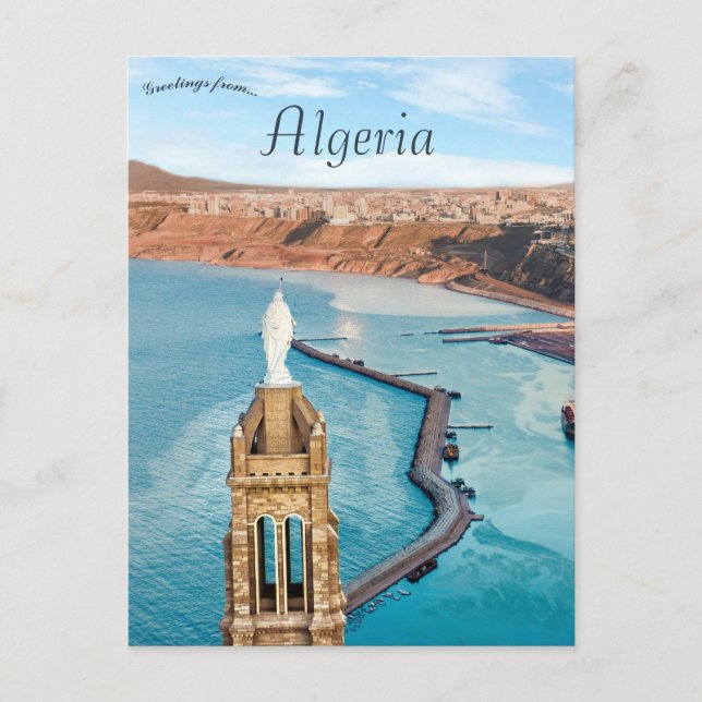 Fortet Santa Cruz Oran Algeriet vykort (Framsida)
