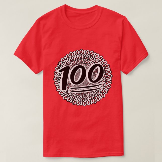 Fortfarande 100  t shirt (Design framsida)