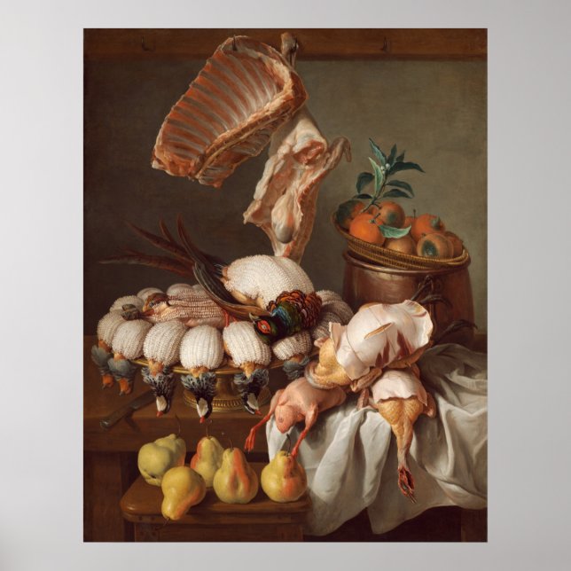 Fortfarande: Alexandre-François Desportes Fine Art Poster (Framsidan)