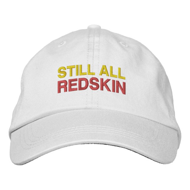 FORTFARANDE ALLA REDSKIN EMBROIDEED BASEBALL CAP BRODERAD KEPS (Framsida)