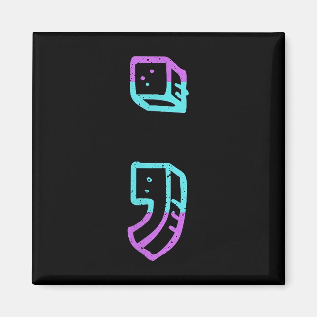 Fortfarande bekämpning av suicide Prevention Aware Magnet (Framsidan)