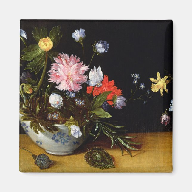 Fortfarande blomningsliv magnet (Framsidan)