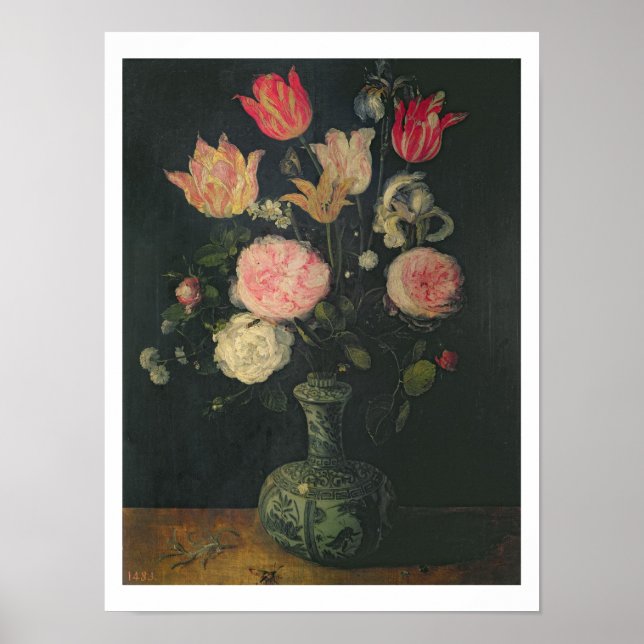 Fortfarande blomningsliv poster (Framsidan)
