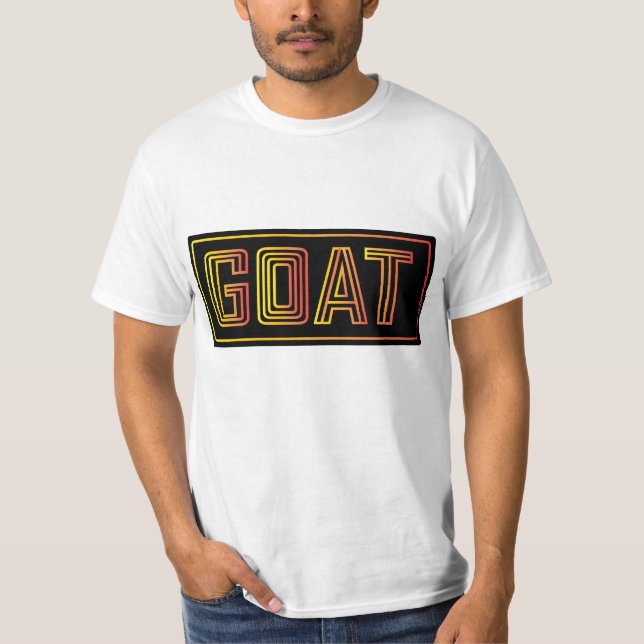 Fortfarande det G.O.A.T. T Shirt (Framsida)