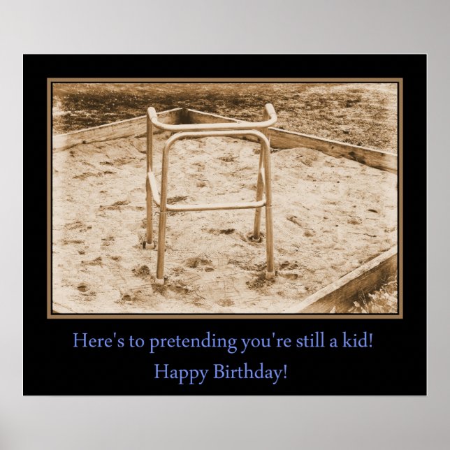 Fortfarande ett barn.. Grattis på födelsedagen! Poster (Framsidan)
