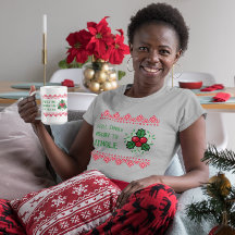 Fortfarande ett Redo till Jingle Funny julkvinna