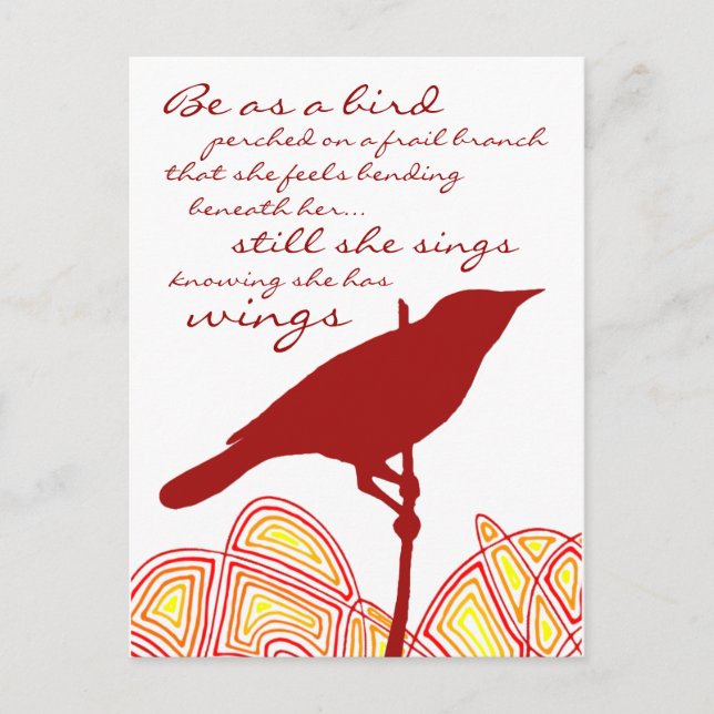 Fortfarande hennes Sjungor Vykort (Framsida)