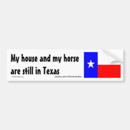 Fortfarande i Texas Bildekal