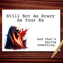 Fortfarande inte lika skam som din Ex Halloween Kort