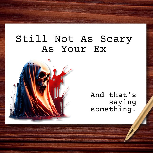 Fortfarande inte lika skam som din Ex Halloween Kort (Skapare uppladdad)