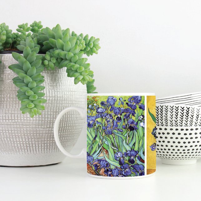 Fortfarande iriserar Triptych Van Gogh Coffee Mugg (Skapare uppladdad)