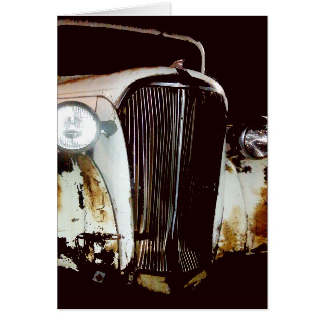 Fortfarande lastbil hälsningskort (Framsidan)