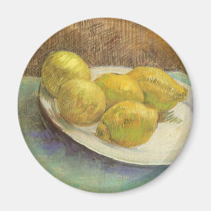 Fortfarande Liemons på en plåt av Vincent van Gogh Magnet