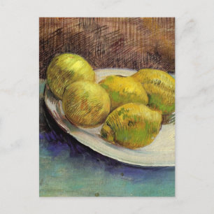 Fortfarande Liemons på en plåt av Vincent van Gogh Vykort