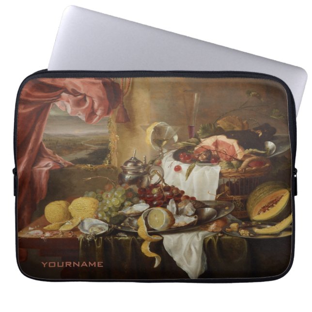 Fortfarande Life anpassningsbar laptop sleeve (Framsidan)