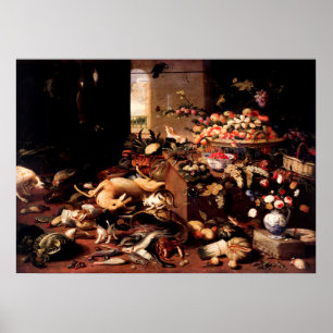 Fortfarande Life av Jan van Kessel den äldre Poster