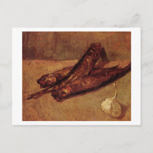 Fortfarande Life Bloaters and Vitlic, Van Gogh Fin Vykort