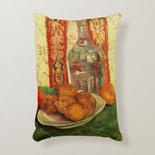 Fortfarande Life Decanter och Lemons av Vincent va Prydnadskudde