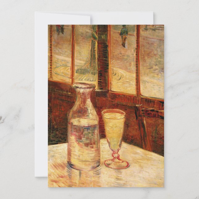 Fortfarande Life med Absinthe av Vincent van Gogh (Framsida)