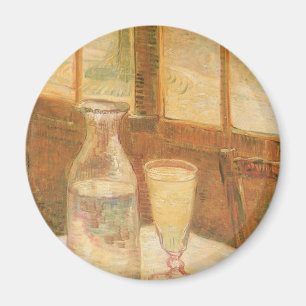 Fortfarande Life med Absinthe av Vincent van Gogh Magnet