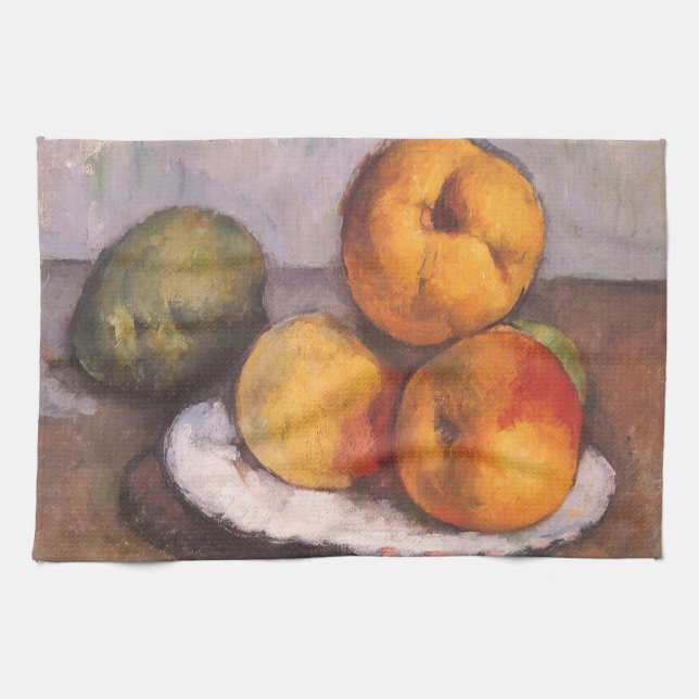 Fortfarande Life Quince, Apples, Pears av Paul Cez Kökshandduk (Horisontell)