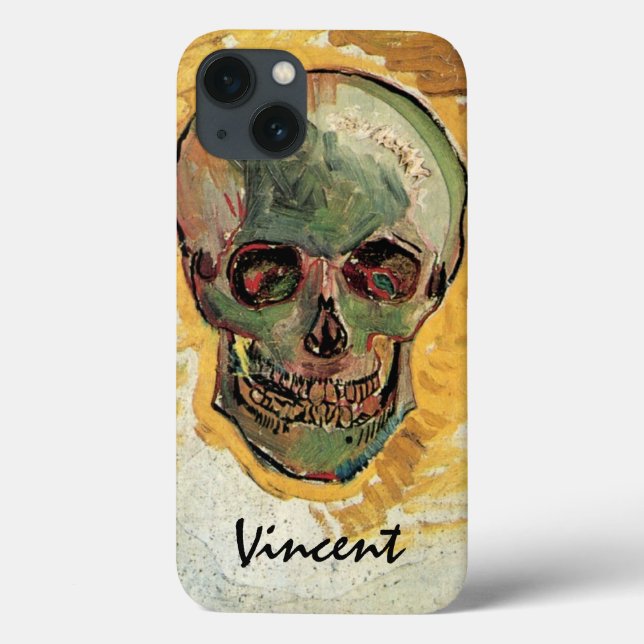 Fortfarande Life Skull av Vincent van Gogh (Baksida)