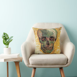 Fortfarande Life Skull av Vincent van Gogh Kudde