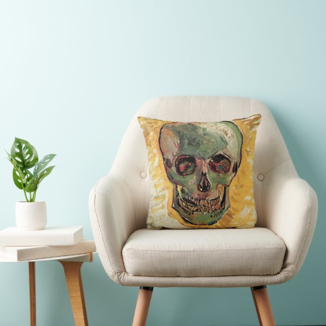 Fortfarande Life Skull av Vincent van Gogh Kudde (Stol)