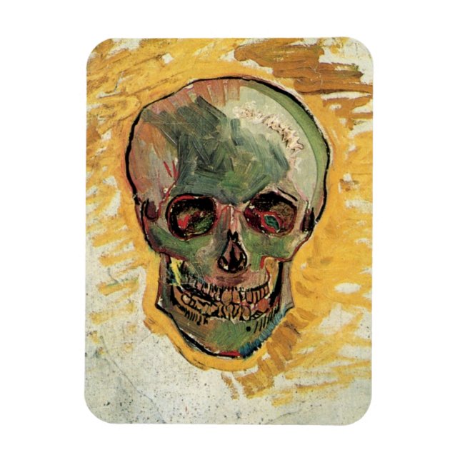 Fortfarande Life Skull av Vincent van Gogh Magnet (Vertikal)
