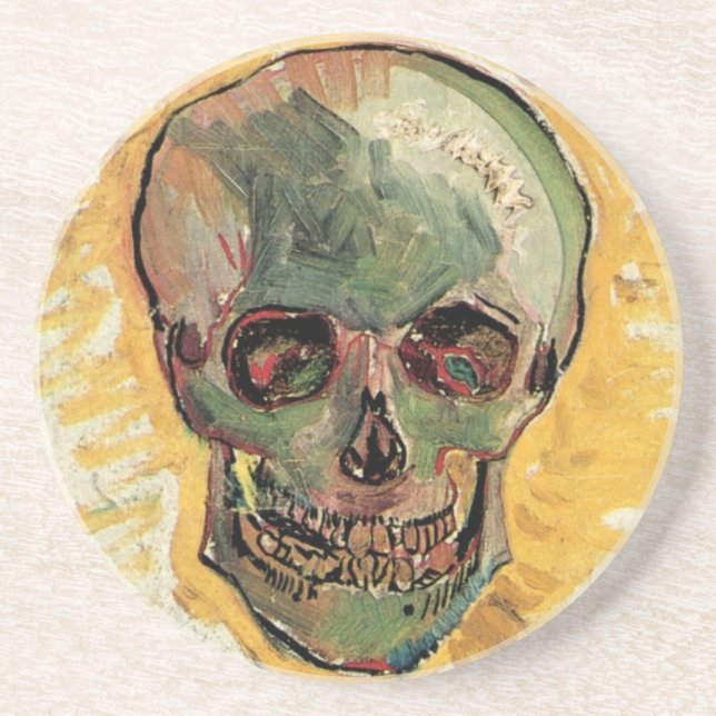 Fortfarande Life Skull av Vincent van Gogh Underlägg Sandsten (Framsidan)