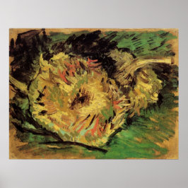 Fortfarande Life Two Snilblommor av Vincent van Go Poster