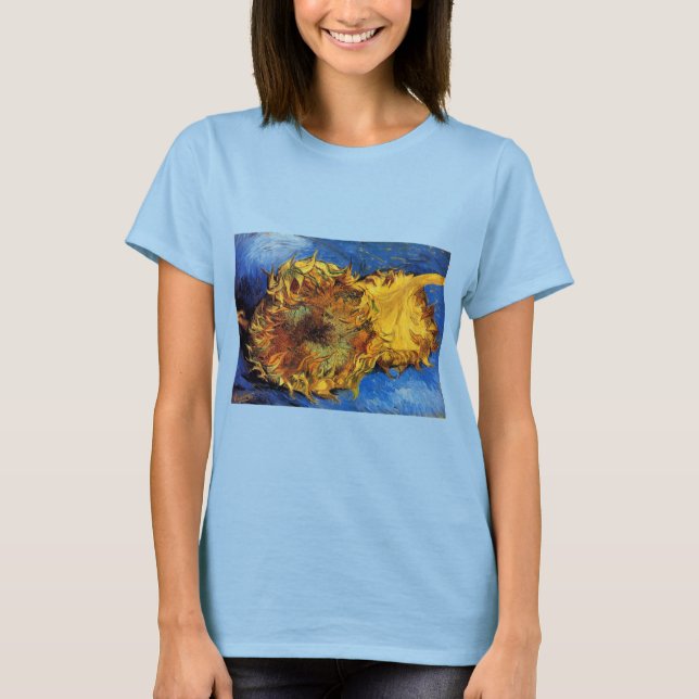 Fortfarande Life Two Snilblommor av Vincent van Go T Shirt (Framsida)