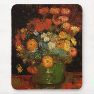 Fortfarande Life Vas med Zinnias av Vincent van Go Musmatta